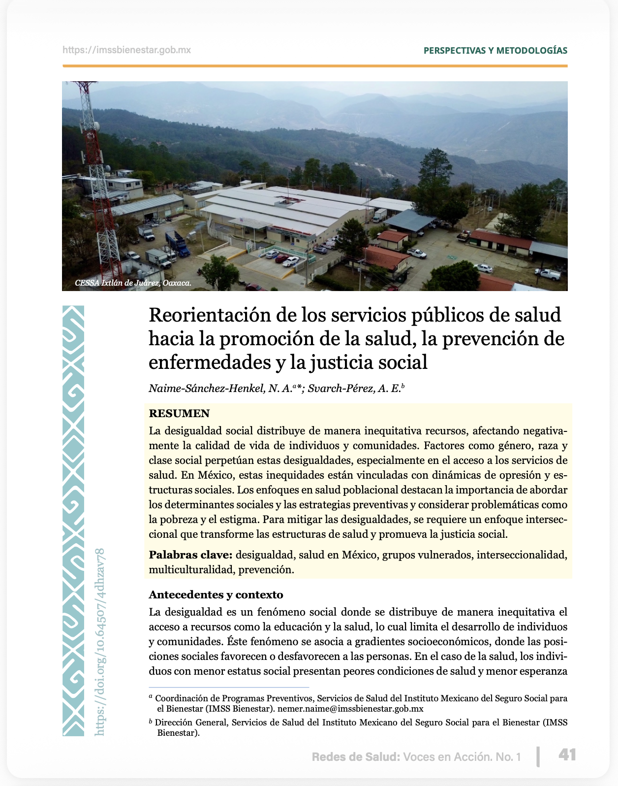 Reorientación de los servicios públicos