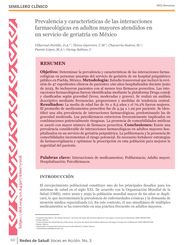 vol2_num3_Prevalencia y características de las interacciones farmacológicas en adultos mayores atendidos en un servicio de geriatría en México