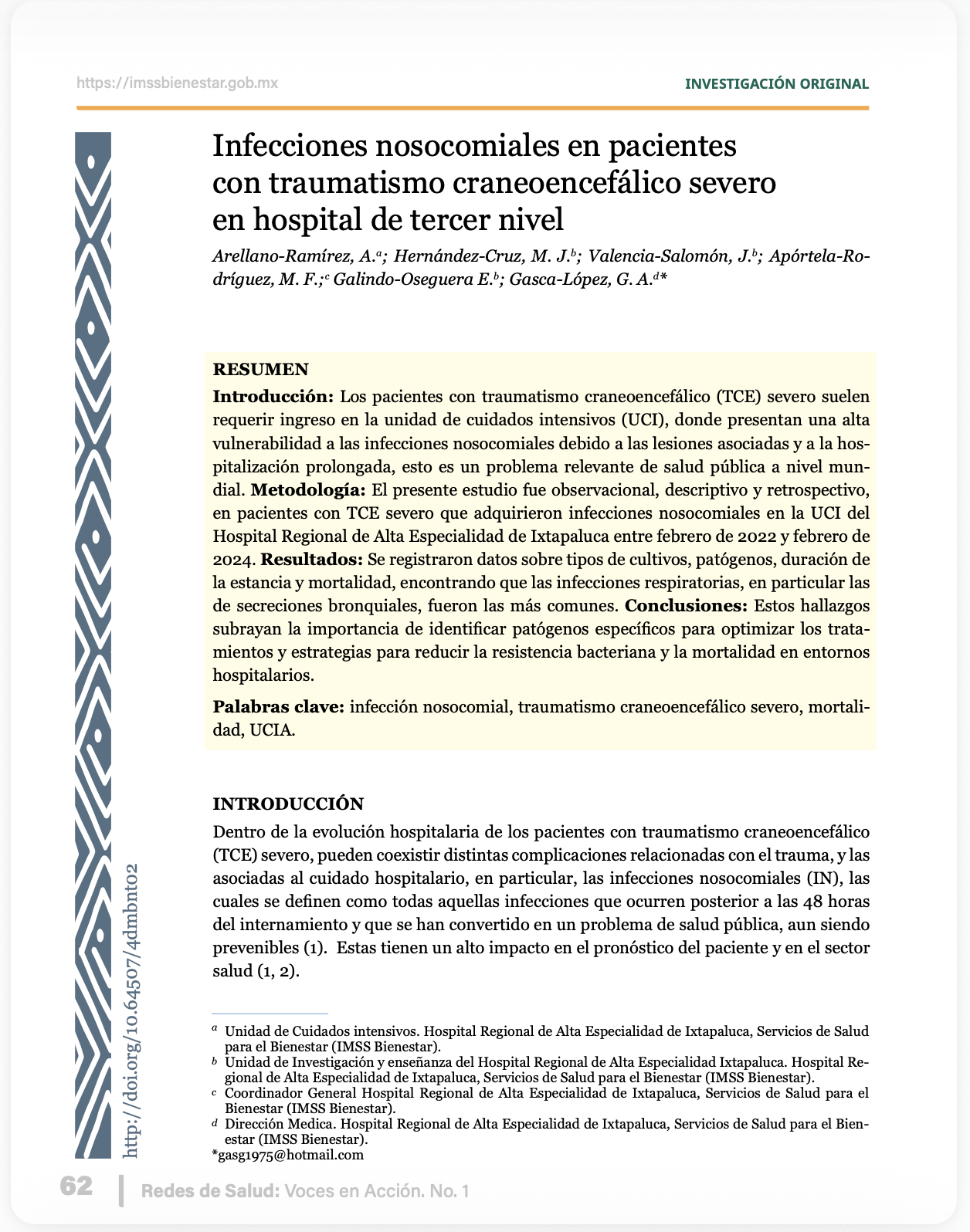 Infecciones nosocomiales